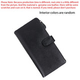 Royal Bagger Long Wallet for Women Genuine Cow Leather Fashion Casual Phone Purse Multi-card Slots Card Holder 1505